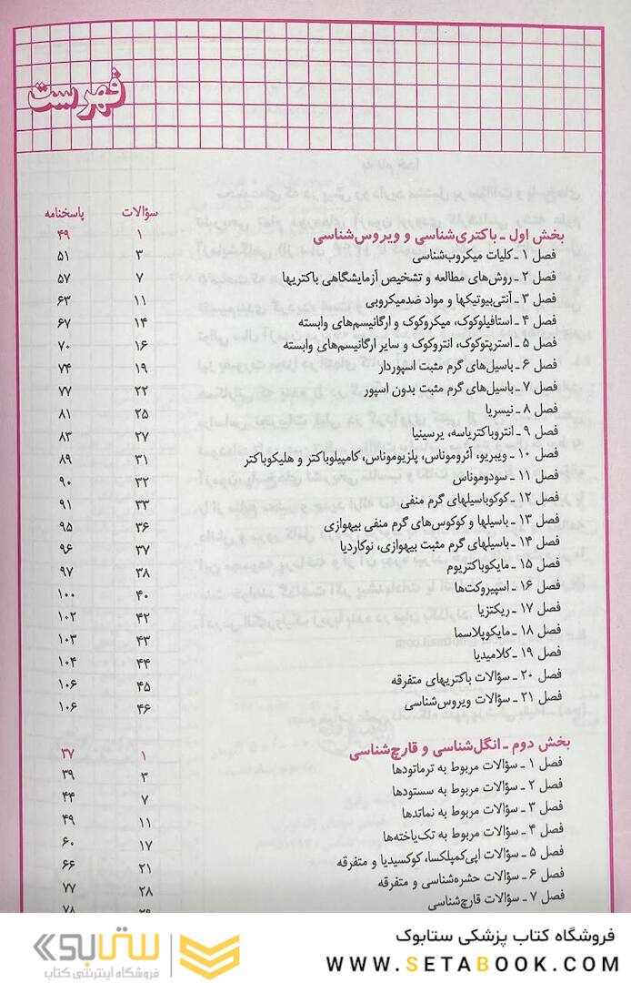 درسنامه جامع علوم آزمایشگاهی (بانک سوالات)