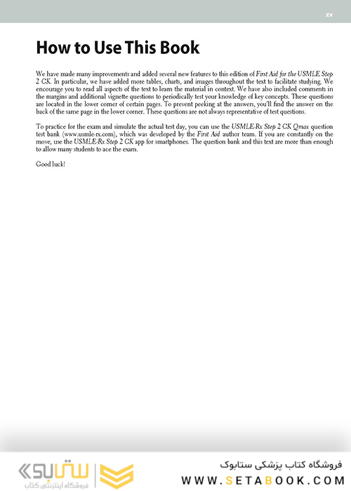 First Aid for the USMLE Step 2 CK 2019