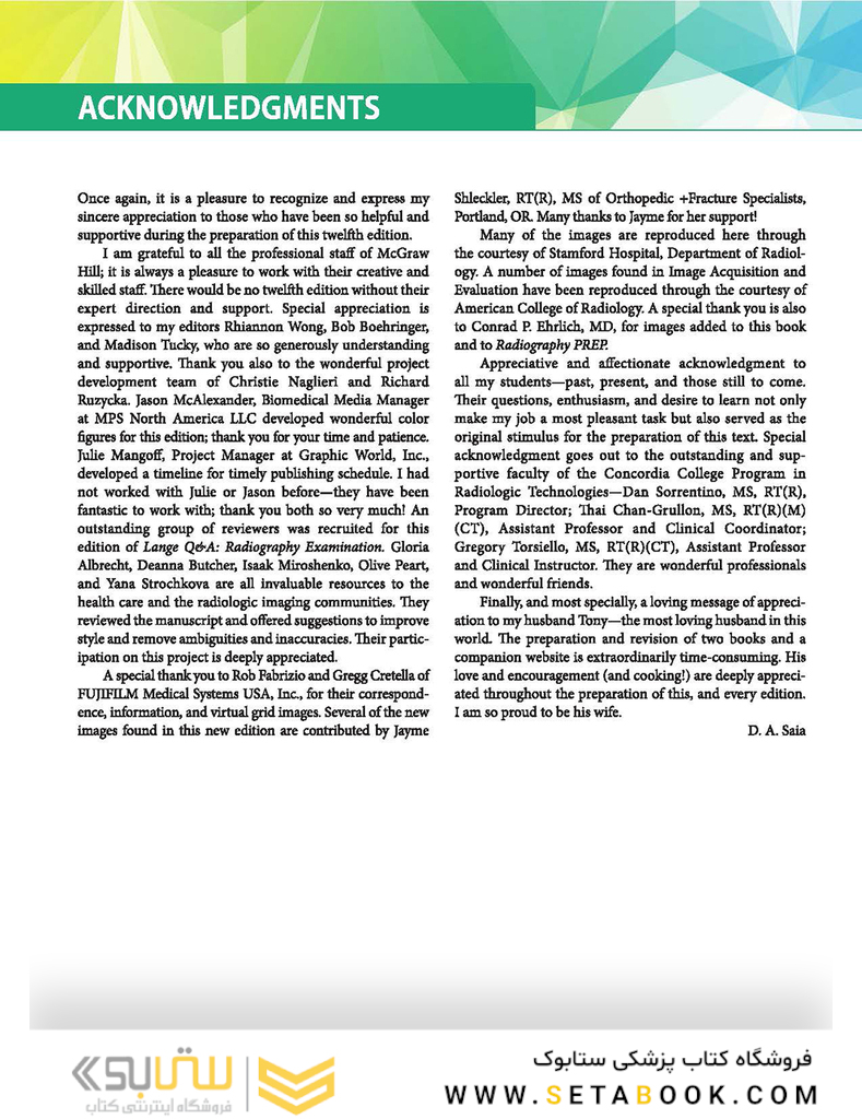 Lange Q - A Radiography Examination12th Edition