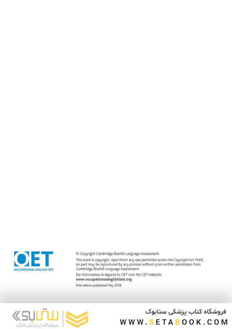 OET Nursing: Official OET Practice Book 1