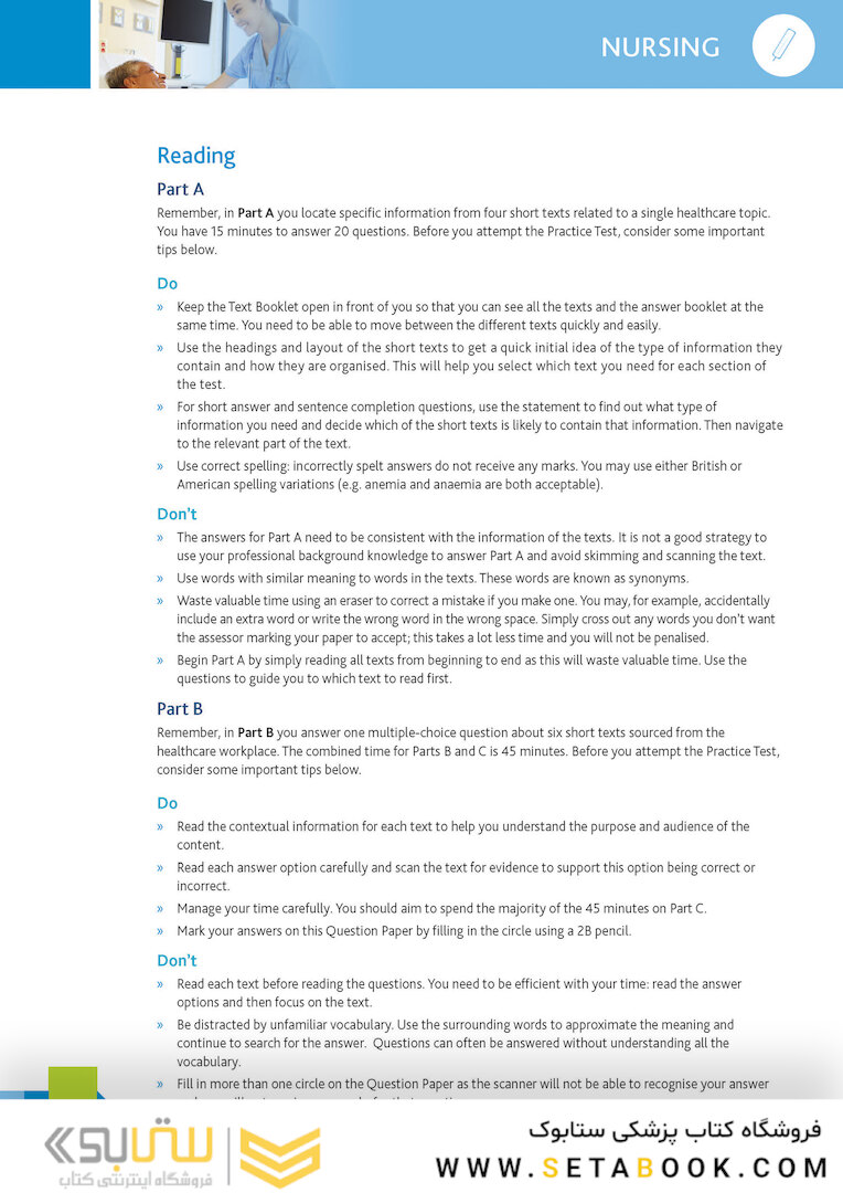 OET Nursing: Official OET Practice Book 1
