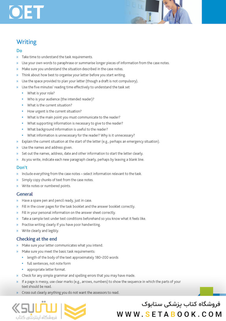 OET Nursing: Official OET Practice Book 1