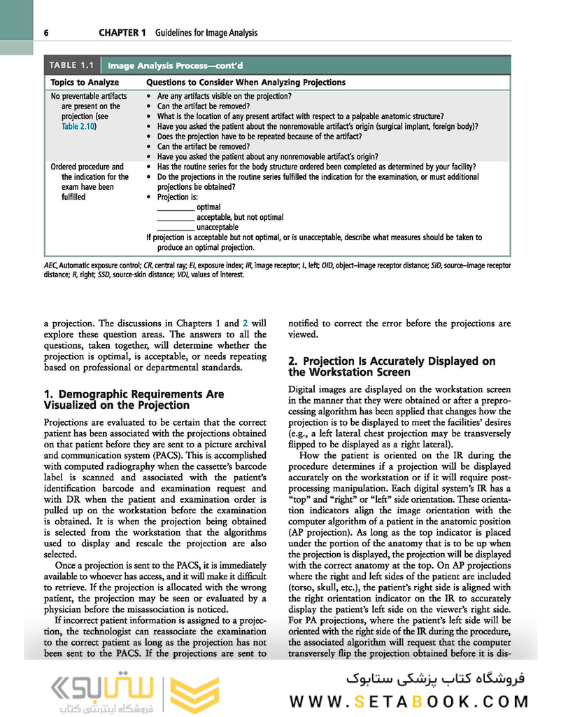 Radiographic Image Analysis