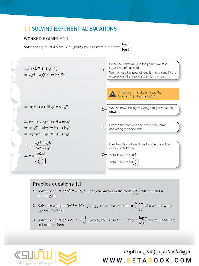 IB Diploma: Mathematics Standard Level for the IB Diploma Exam Preparation Guide