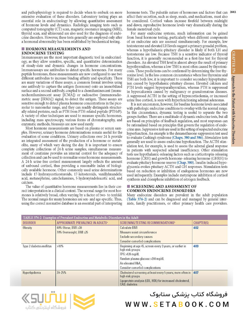 HARRISONS PRINCIPLES OF INTERNAL MEDICINE Part Endocrinology