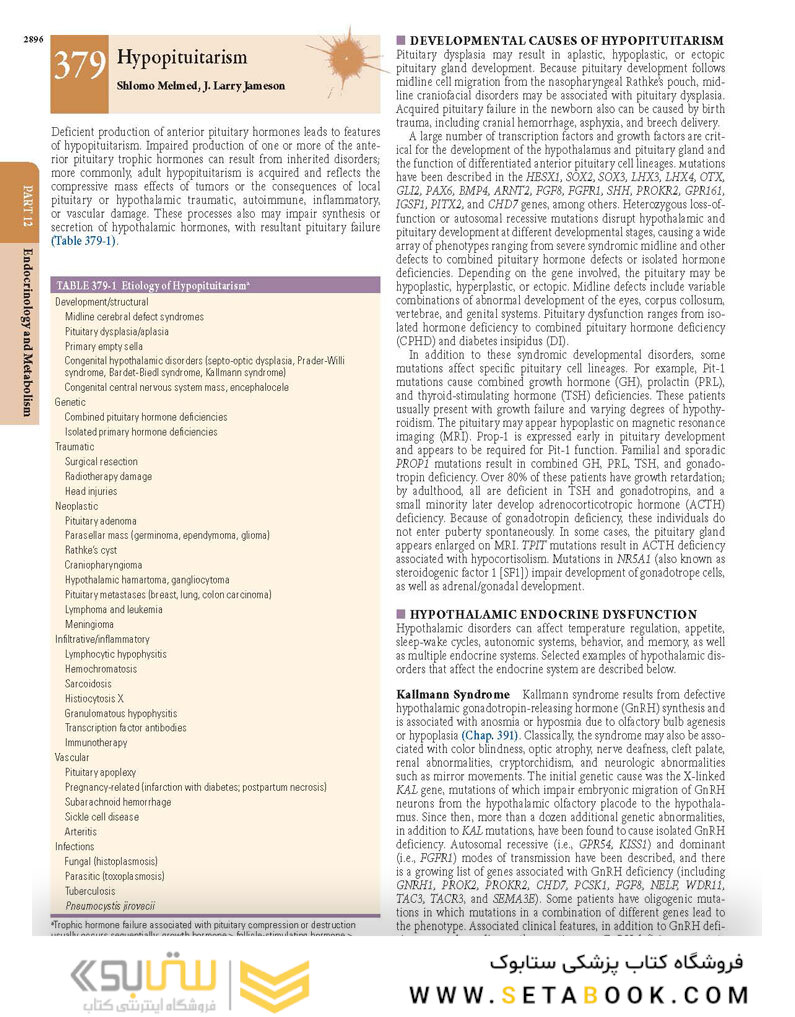 HARRISONS PRINCIPLES OF INTERNAL MEDICINE Part Endocrinology