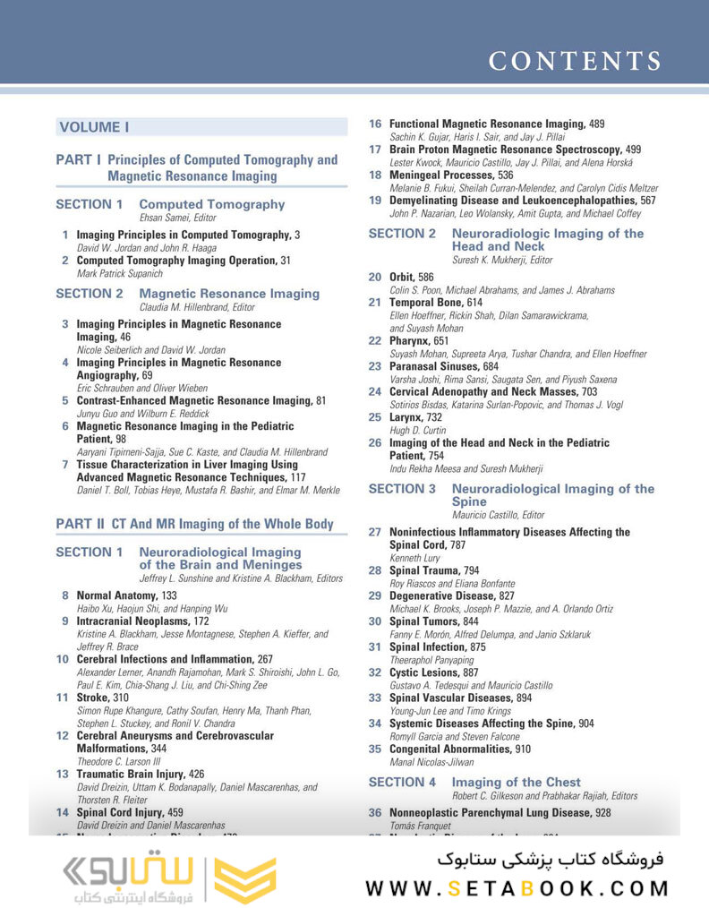 CT and MRI of the Whole Body, 2-Volume Set