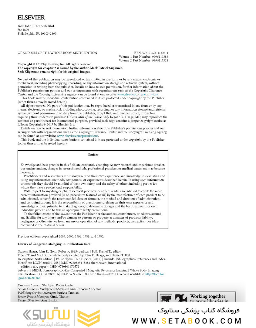 CT and MRI of the Whole Body, 2-Volume Set