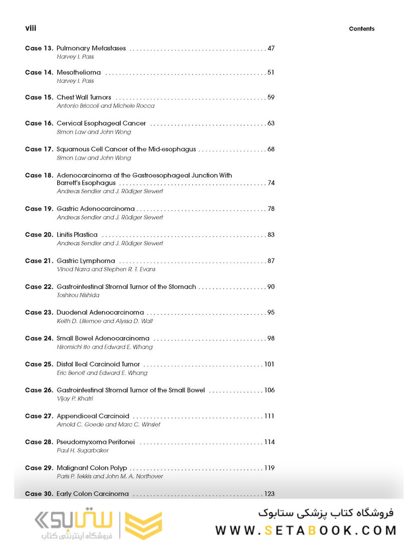 Clinical Scenarios in Surgical Oncology