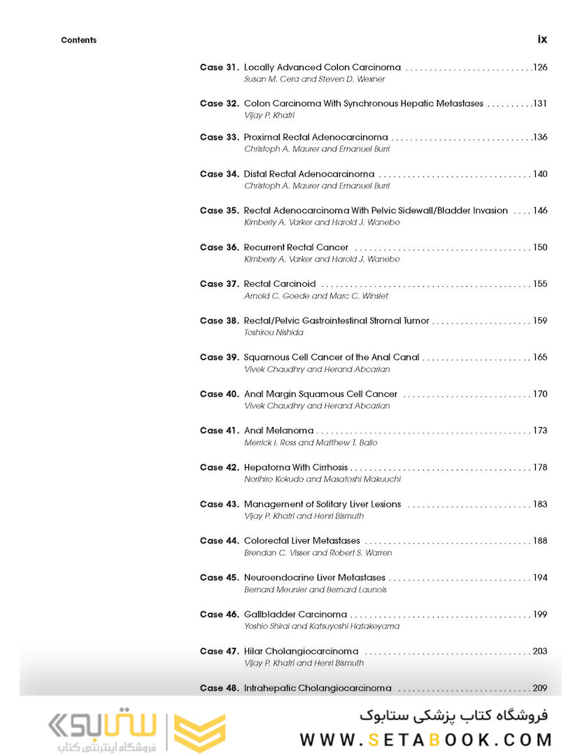 Clinical Scenarios in Surgical Oncology