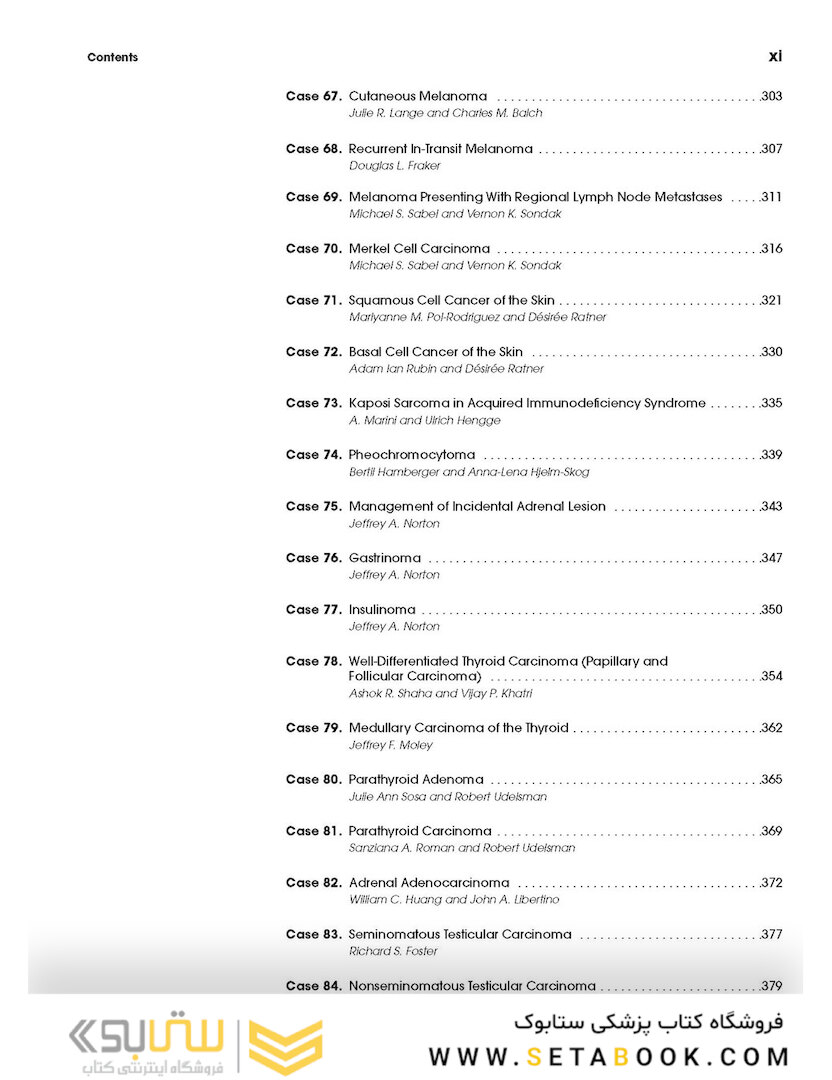 Clinical Scenarios in Surgical Oncology