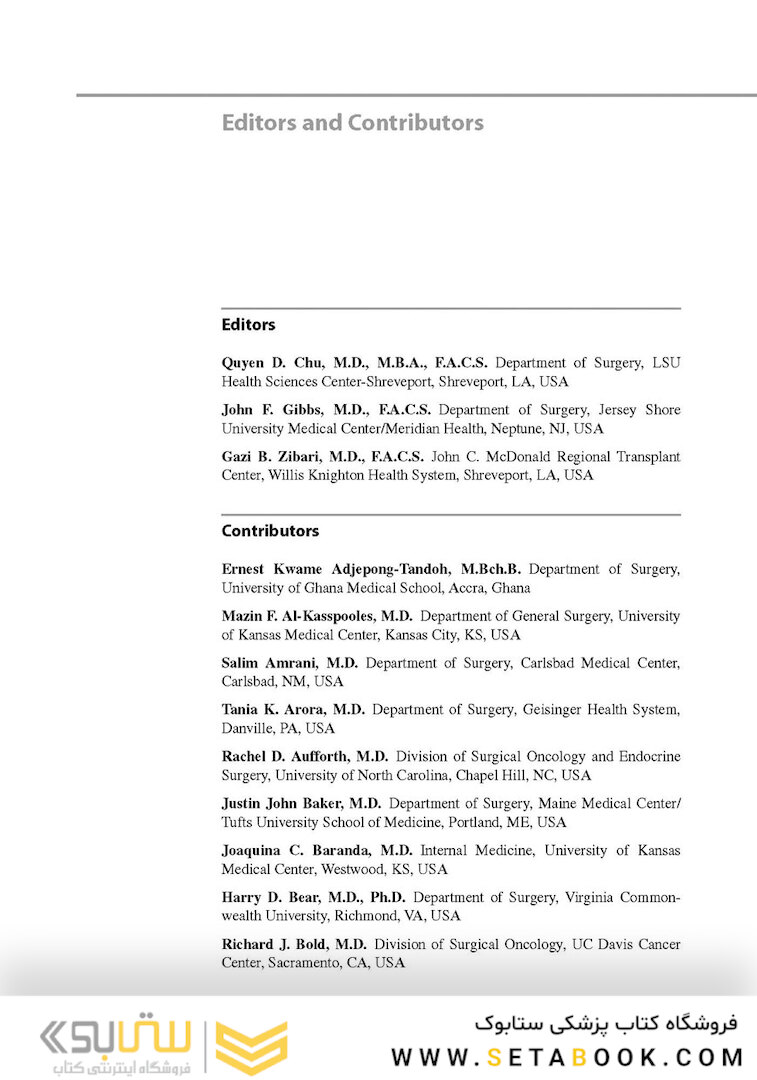 Surgical Oncology : A Practical and Comprehensive Approach 2016