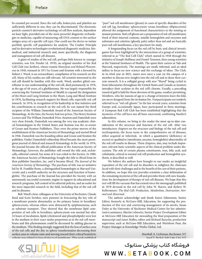 Williams Hematology: The Red Cell and Its Diseases