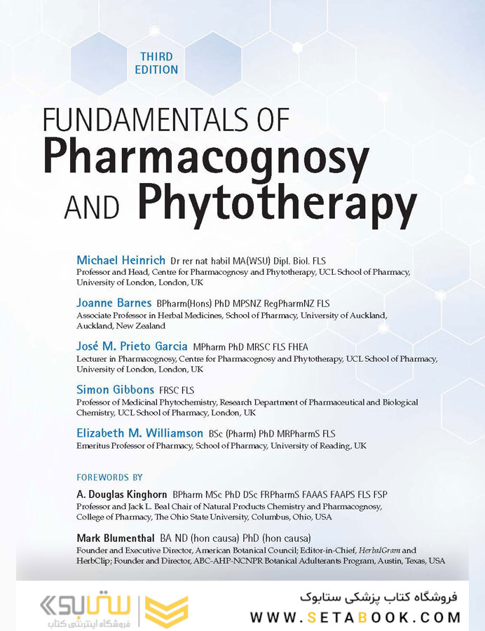 Fundamentals of Pharmacognosy and Phytotherapy, 3rd Edition 2018