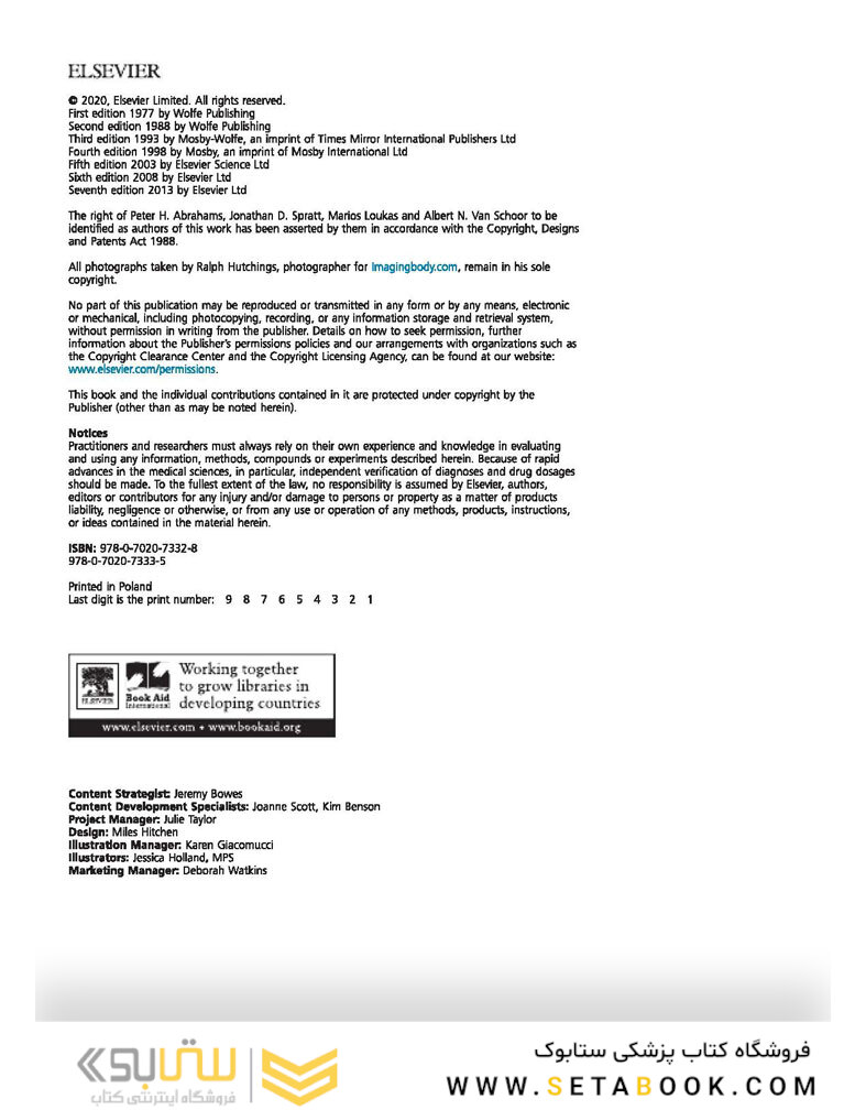 McMinn and Abrahams’ Clinical Atlas of Human Anatomy 8th Edition