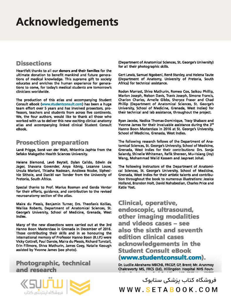 McMinn and Abrahams’ Clinical Atlas of Human Anatomy 8th Edition