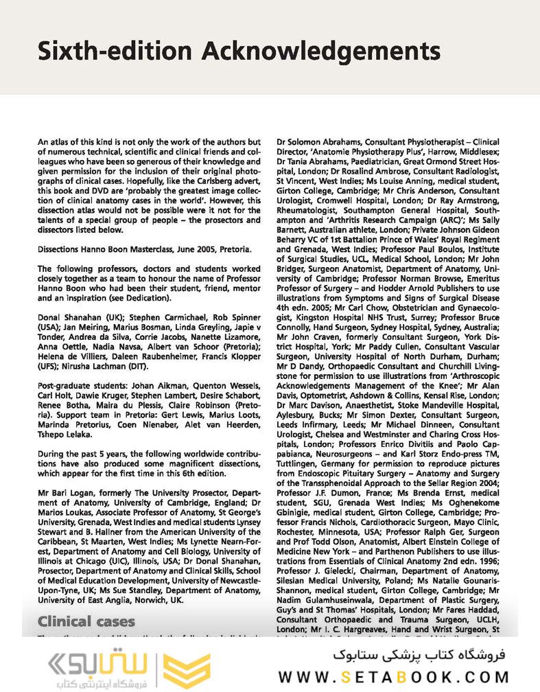 McMinn and Abrahams’ Clinical Atlas of Human Anatomy 8th Edition