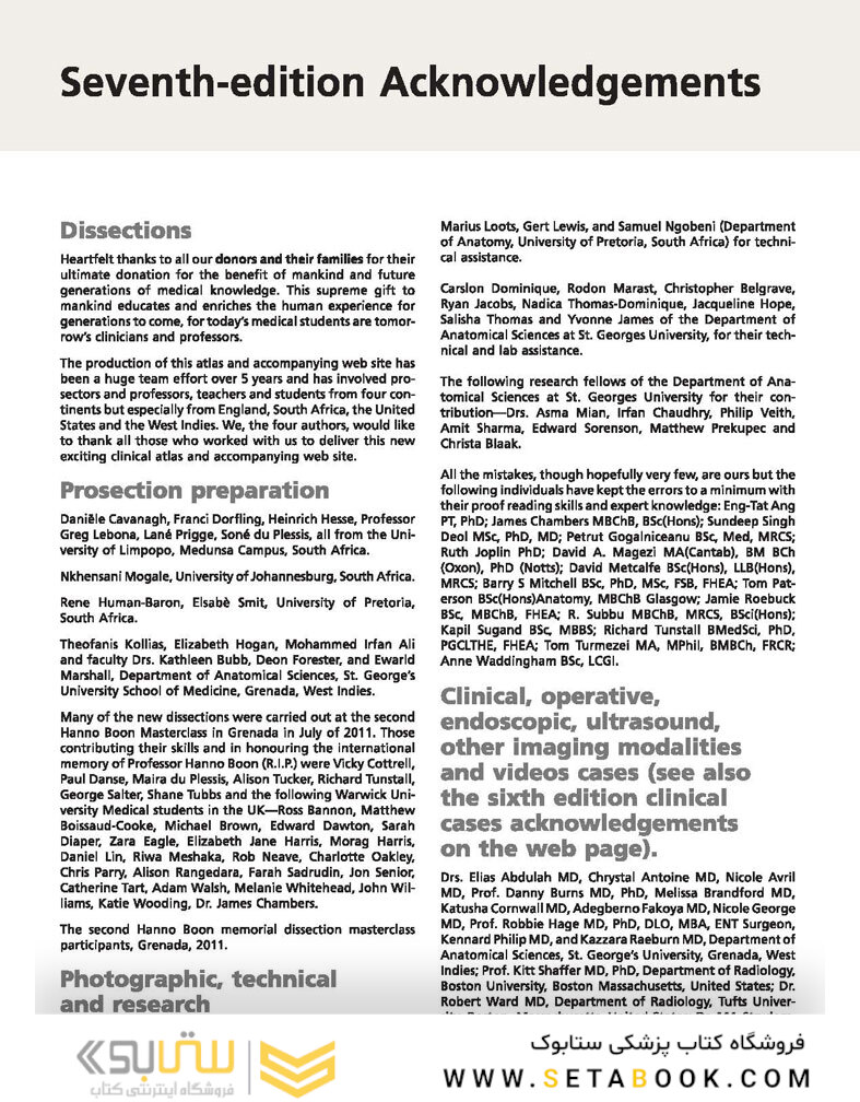 McMinn and Abrahams’ Clinical Atlas of Human Anatomy 8th Edition