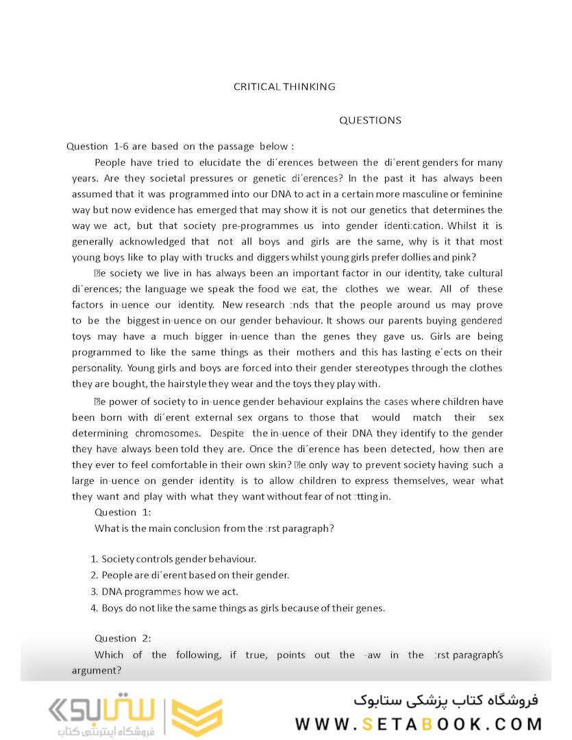 Get into Medical School – 700 BMAT Practice Questions2016 وارد دانشکده پزشکی شوید - 700 سوال تمرین بمت