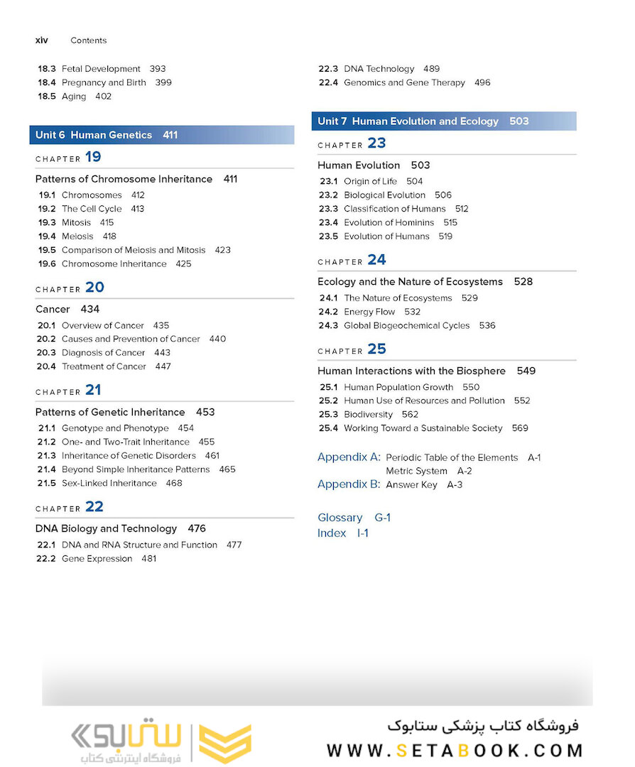 Human Biology, 15th Edition2017 زیست شناسی انسانی