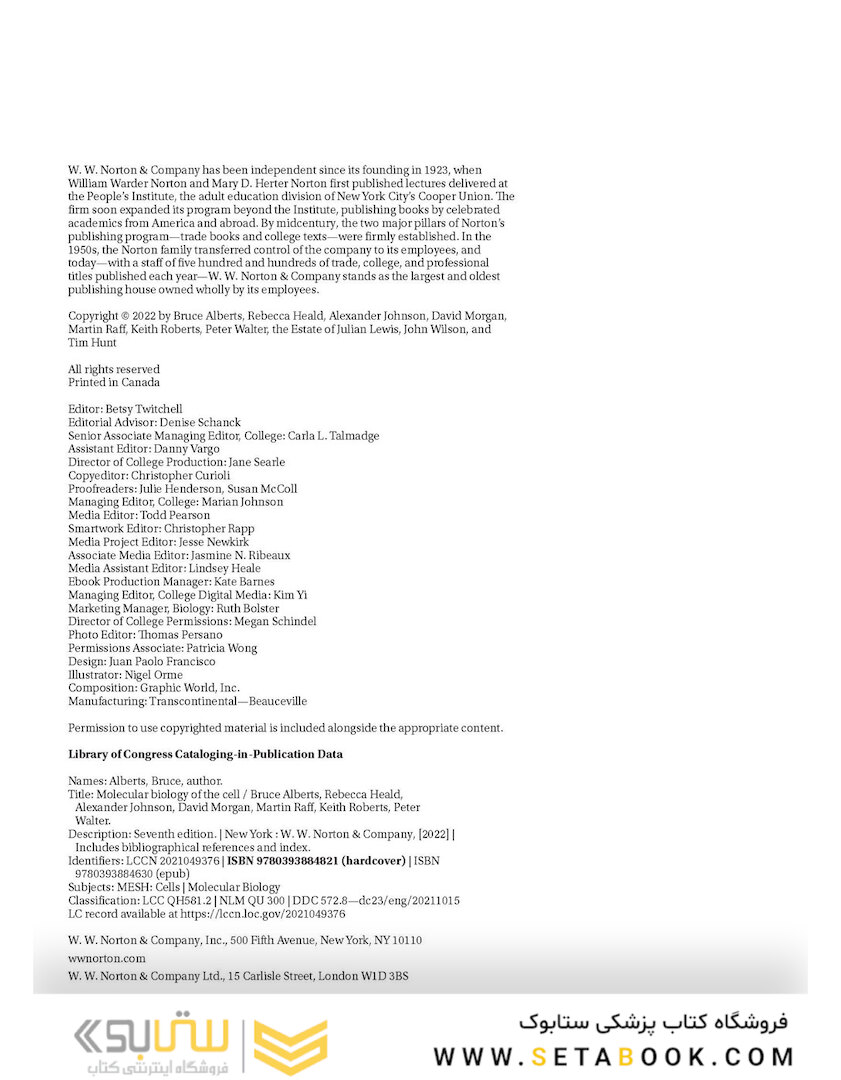 Molecular Biology of the Cell