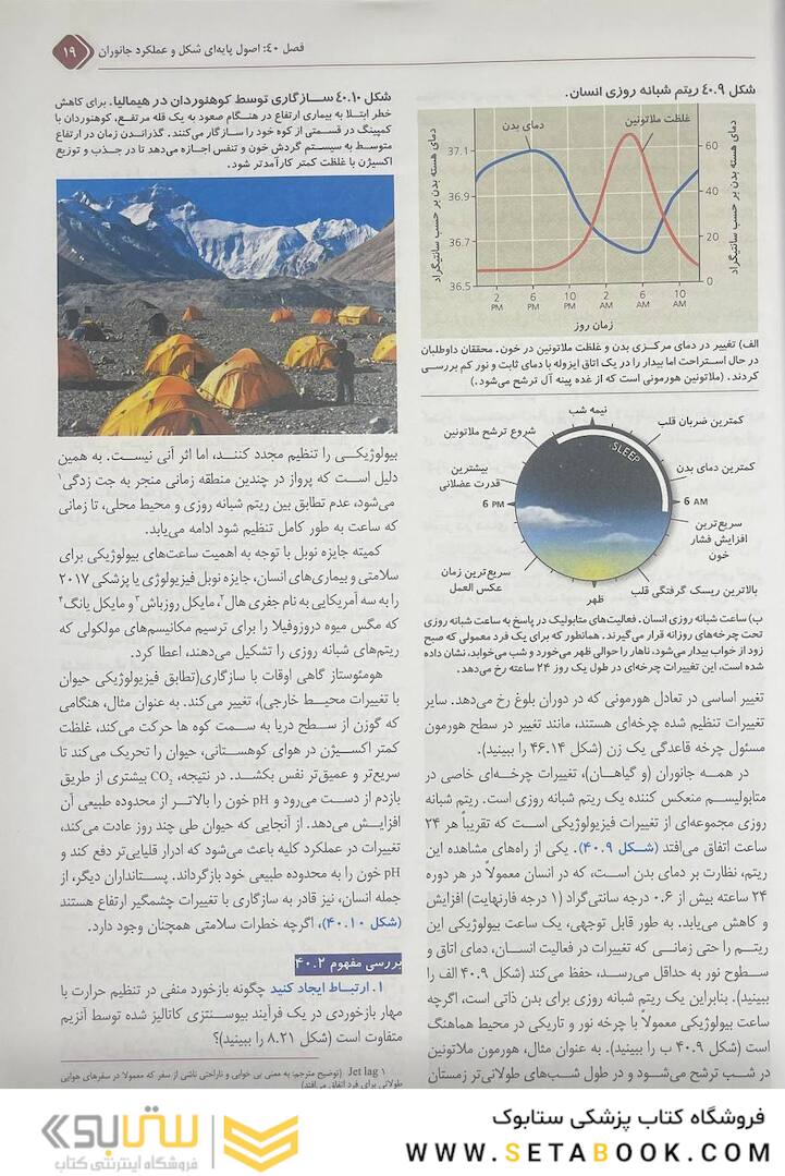 بیولوژی کمپبل 2021 جلد 6 ساختار و عمل جانوران