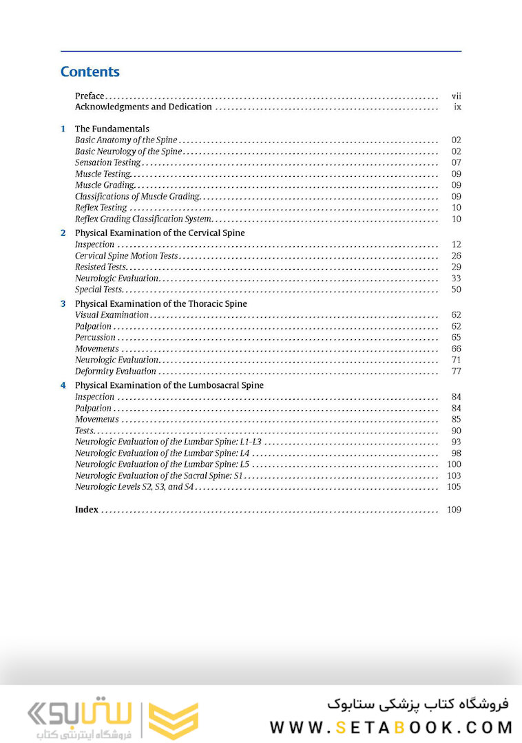 Physical Examination of the Spine 2nd Edicion