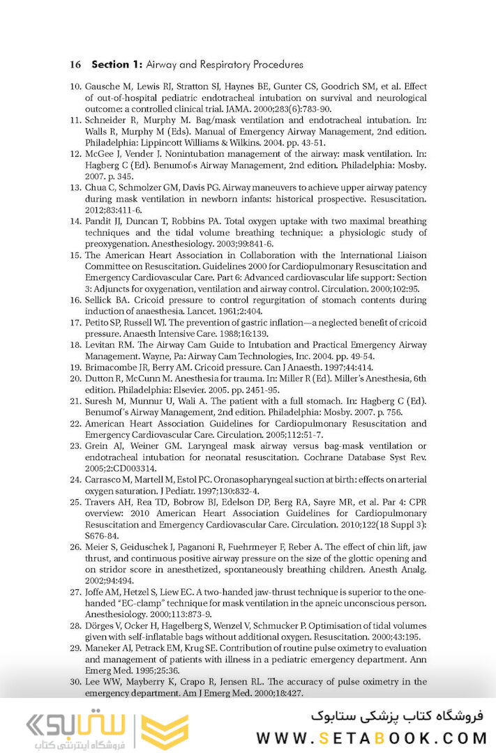 کتاب Manual of ICU Procedures 2016