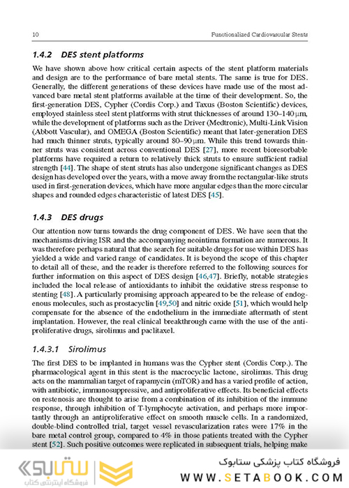 Functionalised Cardiovascular Stents