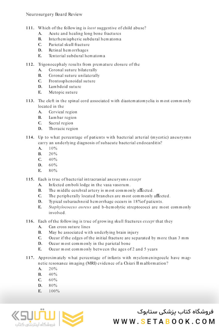 Neurosurgery Board Review : Questions and Answers for Self-Assessment
