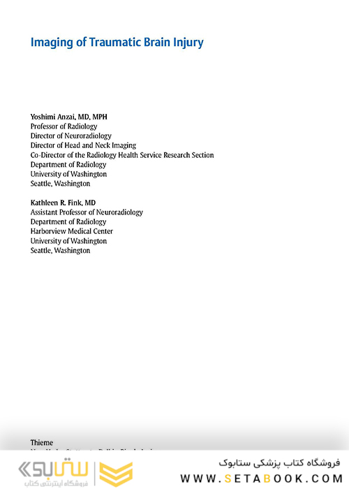 Imaging of Traumatic Brain Injury