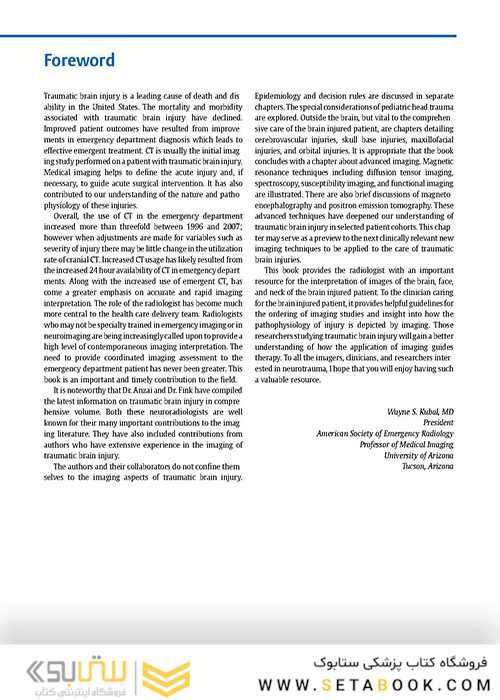 Imaging of Traumatic Brain Injury