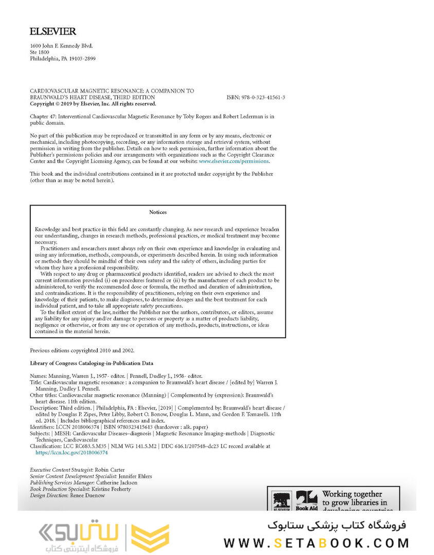Cardiovascular Magnetic Resonance : A Companion to Braunwald
