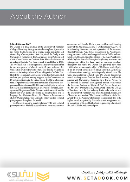 Management of Temporomandibular Disorders and Occlusion 2020