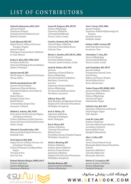 Chronic Kidney Disease, Dialysis, and Transplantation