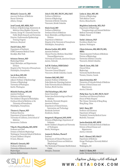 Chronic Kidney Disease, Dialysis, and Transplantation