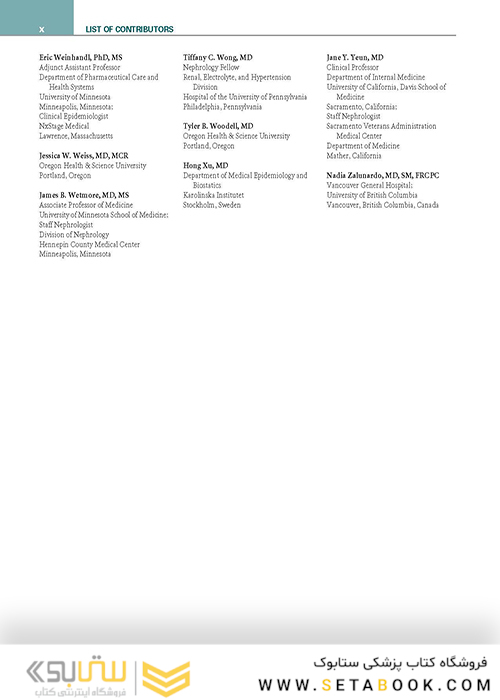 Chronic Kidney Disease, Dialysis, and Transplantation