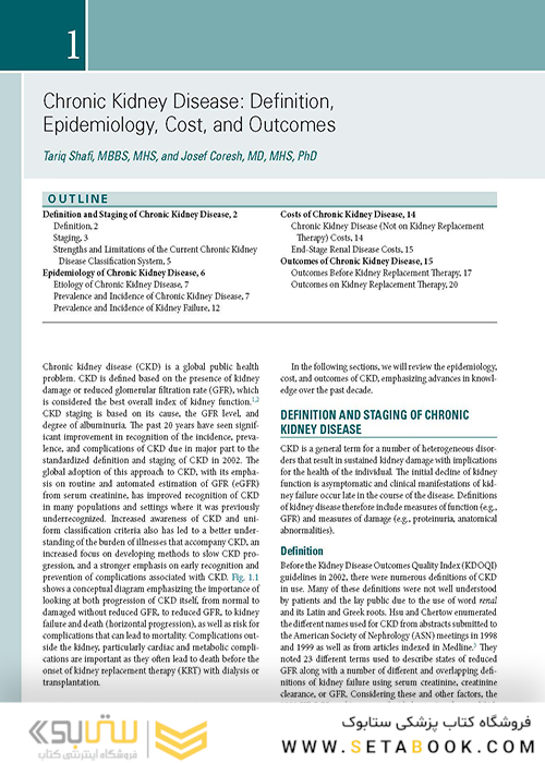 Chronic Kidney Disease, Dialysis, and Transplantation