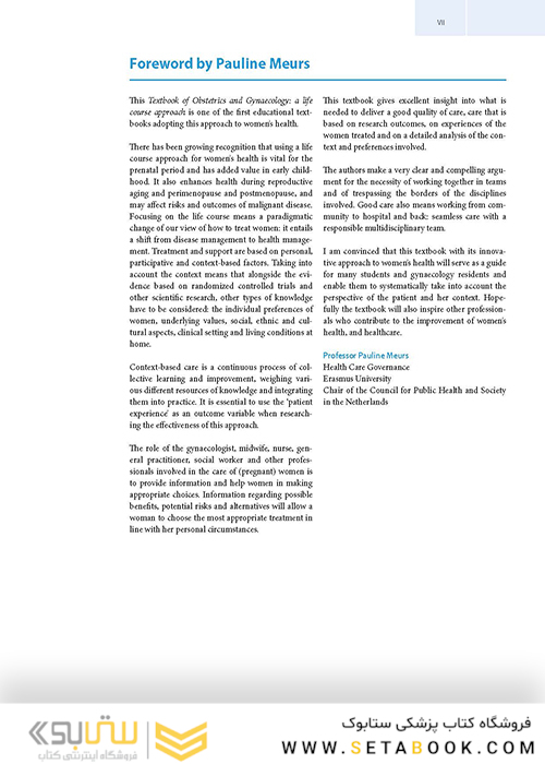 Textbook of Obstetrics and Gynaecology : A life course approach