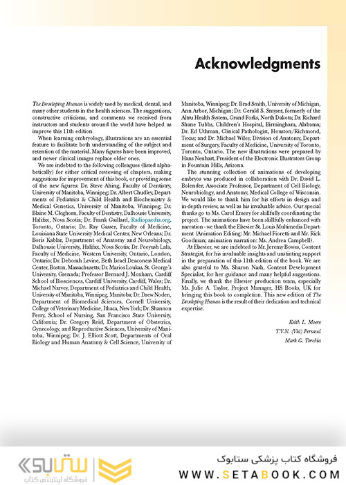 The Developing Human: Clinically Oriented Embryology 2019