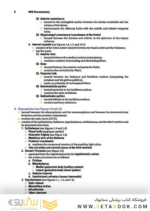 BRS Neuroanatomy (Board Review Series) Sixth Edition 2020 نوروآناتومی ویرایش ششم