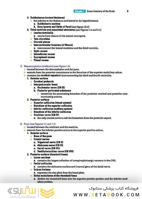 BRS Neuroanatomy (Board Review Series) Sixth Edition 2020 نوروآناتومی ویرایش ششم