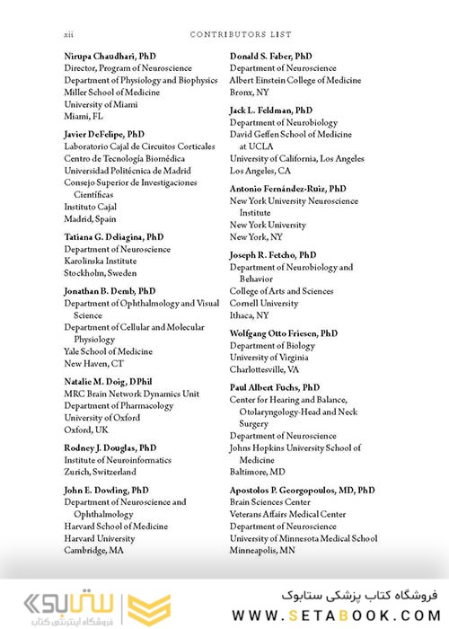 راهنمای میکروسکوپ های مغزی  2018 Handbook of Brain Microcircuits 2nd Edition