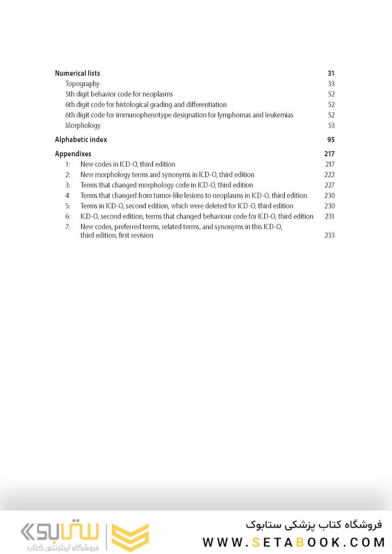 International Classification of Diseases for Oncology ICD-O First Revision Edition