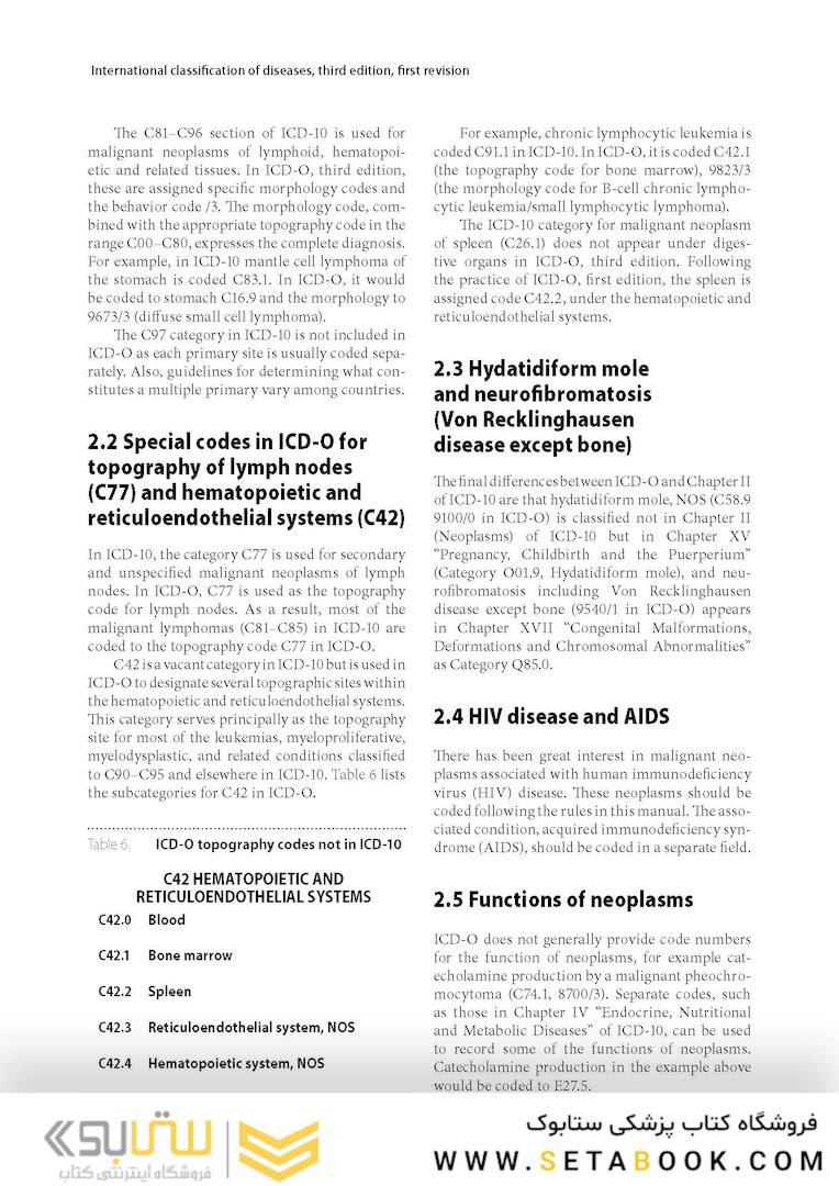 International Classification of Diseases for Oncology ICD-O First Revision Edition