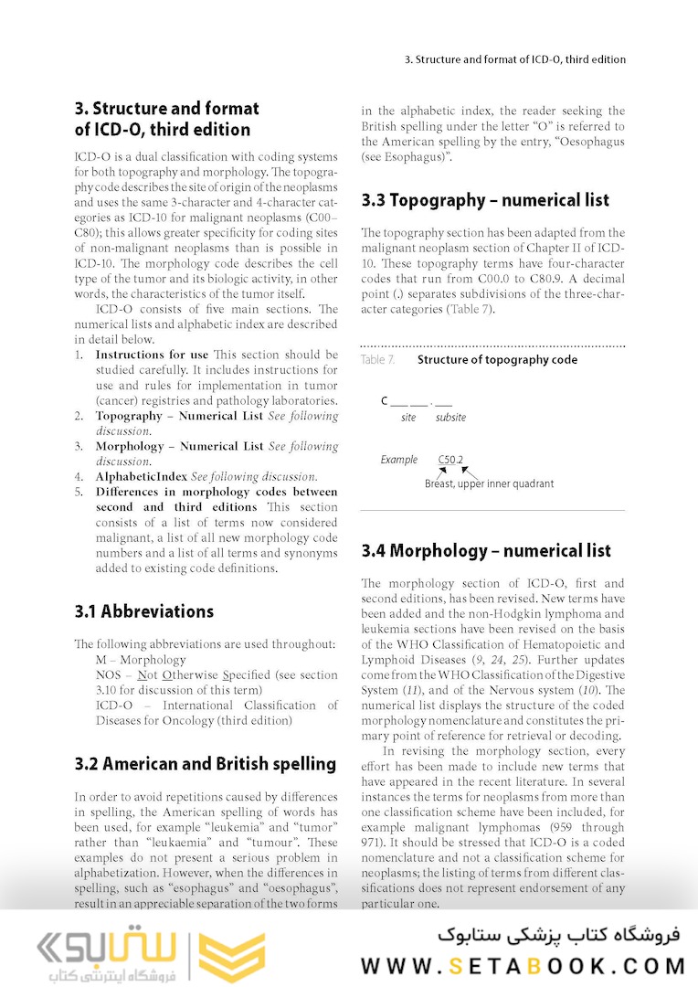 International Classification of Diseases for Oncology ICD-O First Revision Edition