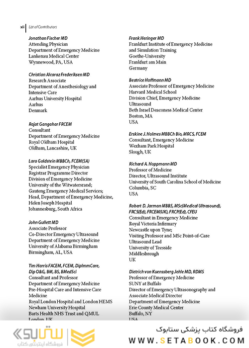Emergency Point-of-Care Ultrasound 2nd Edition