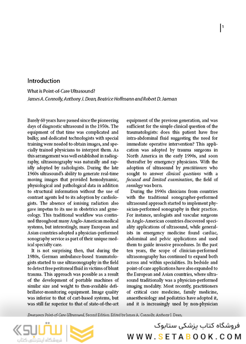 Emergency Point-of-Care Ultrasound 2nd Edition