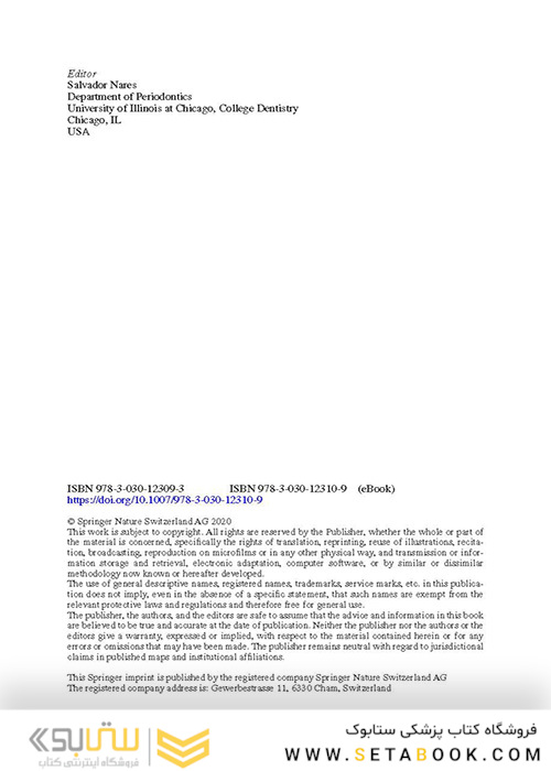  Advances in Periodontal Surgery: A Clinical Guide to Techniques and Interdisciplinary Approaches 1st ed. 2020 Edition پیشرفت در جراحی پریودنتال: راهنمای بالینی تکنیک ها و رویکردهای بین رشته ای