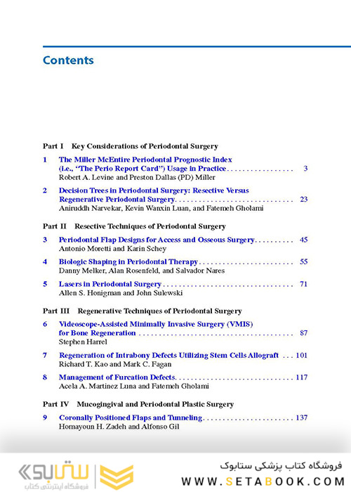  Advances in Periodontal Surgery: A Clinical Guide to Techniques and Interdisciplinary Approaches 1st ed. 2020 Edition پیشرفت در جراحی پریودنتال: راهنمای بالینی تکنیک ها و رویکردهای بین رشته ای